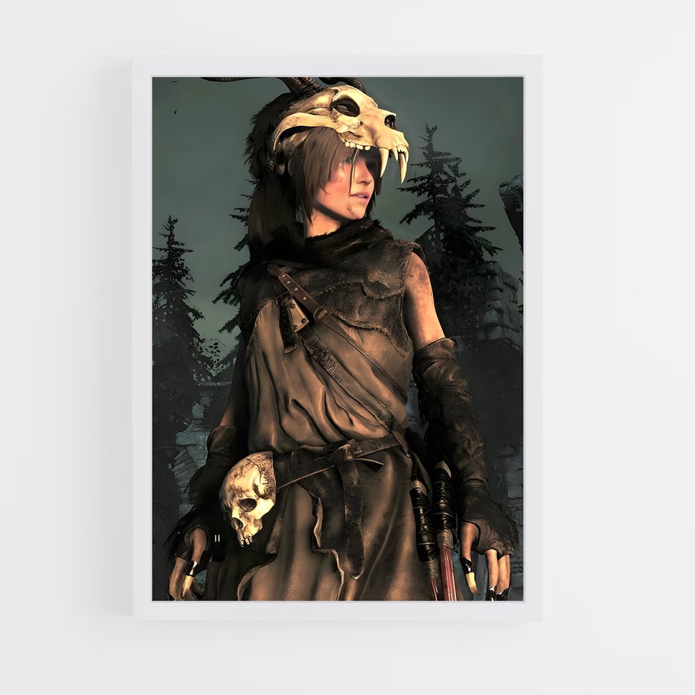 Poster Valkyrie de l'Antre – affiche Tomb raider (vue 3)
